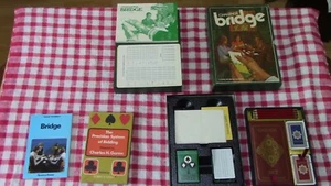 Bridge card game bundle Westnedge BNIB bridge set Challenge bridge 1973 & books - Picture 1 of 6