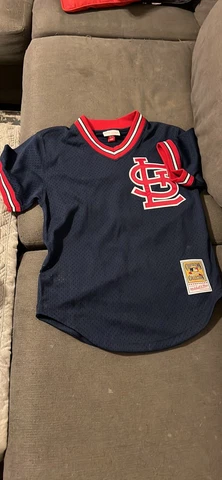 Ozzie Smith St. Louis Cardinals Authentic Rawlings Jersey Size S Cover