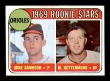 1969 Topps #66 Merv Rettenmund/Mike Adamson Rookie Stars EXMT/EXMT+ X2706695
