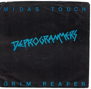 Deprogrammers Midas Touch b/w Grim Reaper Cryptvision Records New Wave Garage - Imagen 1 de 1