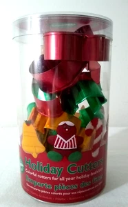 Wilton Weihnachten bunte Feiertage Ausstecher Wanne Set (9 Stück)  - Bild 1 von 6
