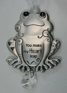 i3 You make my heart leap frog BEAUTIFUL BLESSINGS ORNAMENT ganz - Picture 1 of 3
