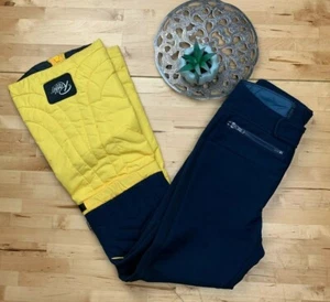 Vtg Kids 70's Roffe SZ 26x29 Olympic ski pants Flair bottoms w/ padded knees - Picture 1 of 3