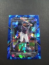 2023 Prizm Angel Martinez Blue Cracked Ice #99 Cleveland Guardians⚾️⚾️💥