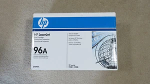 NEW Genuine OEM HP 96A C4096A Black Toner Cartridge - Picture 1 of 5