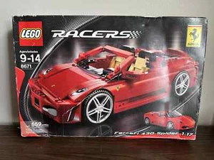 *RARE* Lego Ferrari 430 Spider 1:17 (8671) - Racers - Sealed; Box has Damage - Picture 1 of 18