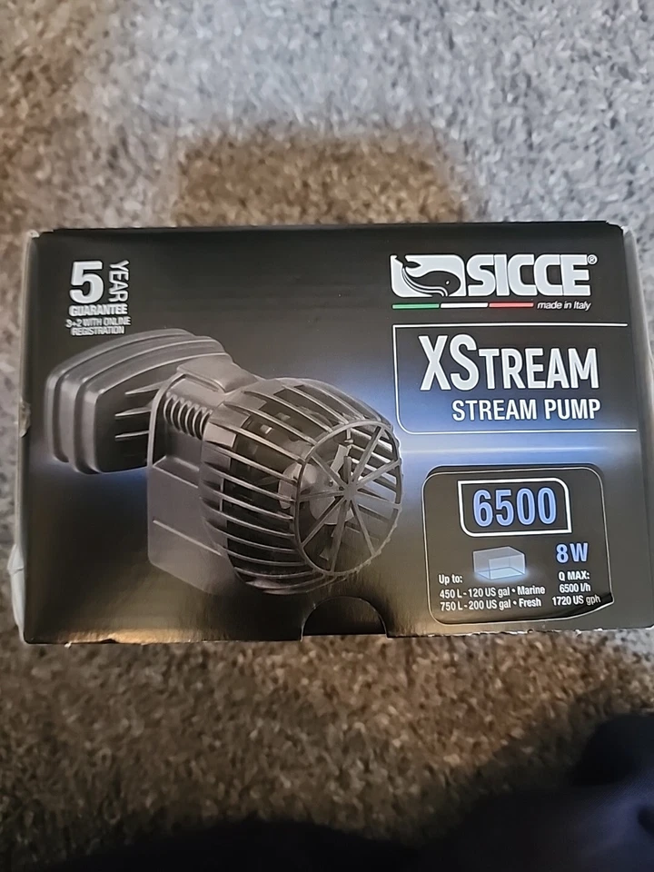 Sicce XStream 6500 Stream Pump 1720 GPH 8W
