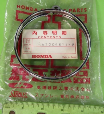 Llanta bisel anillo luz cabeza honda c100 c102 c110 c105 s65 nuevo de stock 🔥33101-005-000🔥OEM Foto 1 de 4