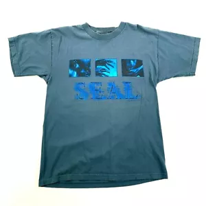 Seal T-Shirt 1999 Tour RARE True VTG Large R&B Soul Pop Giant Tag Human Being - Picture 1 of 9