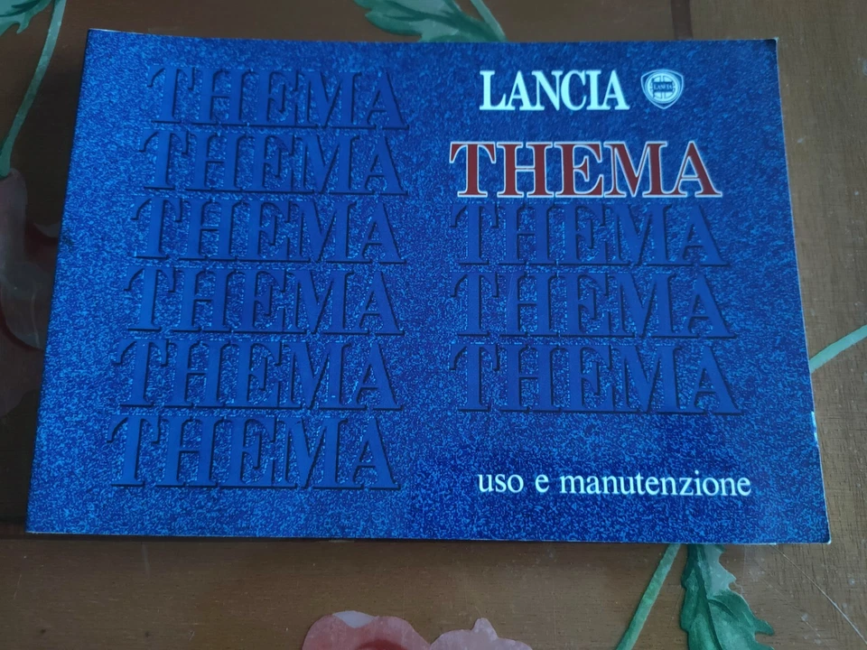 LANCIA  THEMA  LIBRETTO USO MANUTENZIONE  ORIGINALE  EDIZ. 1991 Thema 2 serie - Immagine 1 di 1