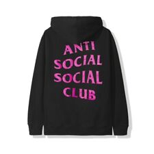 Anti Social Social Club Straight Pipe Hoodie Black (ASSW510) Size S-XL