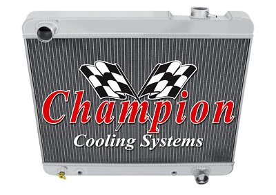 Radiador Cold Champion 4 filas todo aluminio para Pontiac Catalina 1961-1964 Foto 1 de 4