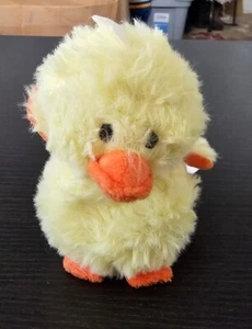 HugFun - Yellow Chick Plush Animal - 5 1/2" Long - Picture 1 of 6