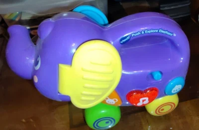 Vtech Push And Explore Elephant Interactive Toy  Babies/Toddlers Lights & Music - Image 1 of 3