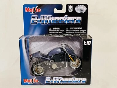Maisto 1/18 Die Cast Metal Gray "MUNCH" Motorcycle NEW!!! - Image 1 of 2