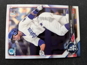 2018 Bowman Chrome Prospect Baseball Card # BCP19 Johan Mieses - Los Angeles Dod - Picture 1 of 3