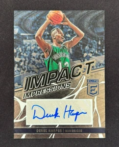 2022-23 Panini Donruss Elite Derek Harper Impact Impressions AUTO #II-DHP Mavs - Picture 1 of 2