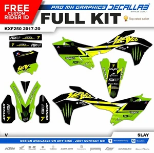 KAWASAKI KXF 250 2017 2018 2019 2020 Graphics Decals Stickers Aufkleber deco kit - Picture 1 of 3