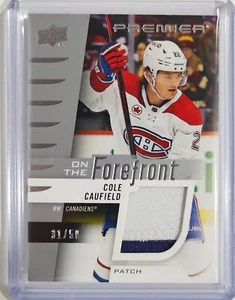 2023-24 Upper Deck PREMIER - IN PRIMA LINEA /50 - Cole CAUFIELD (OF-CC) - Foto 1 di 2