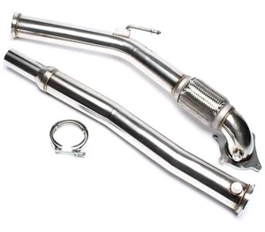EDELSTAHL DOWNPIPE 1.8-2.0 TFSI TSI -> VW EOS GOLF 5 6 JETTA 5 SCIROCCO 3 - NEU! - Afbeelding 1 van 4