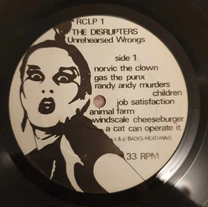 USED: Disrupters / Destructors - Unrehearsed Wrongs /  Armageddon In Action  (LP - Picture 1 of 2