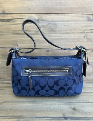 Vintage Coach Signature Jacquard Demi Y2K - Image 1 of 4