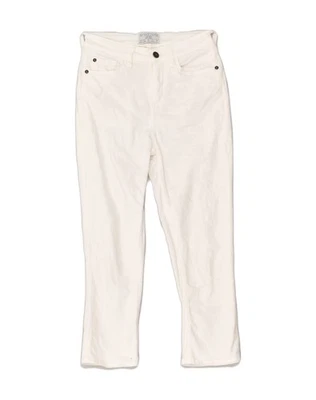 FAT FACE Womens Slim Jeans UK 8 Small W26 L21 White Cotton GC04 - Image 1 of 3