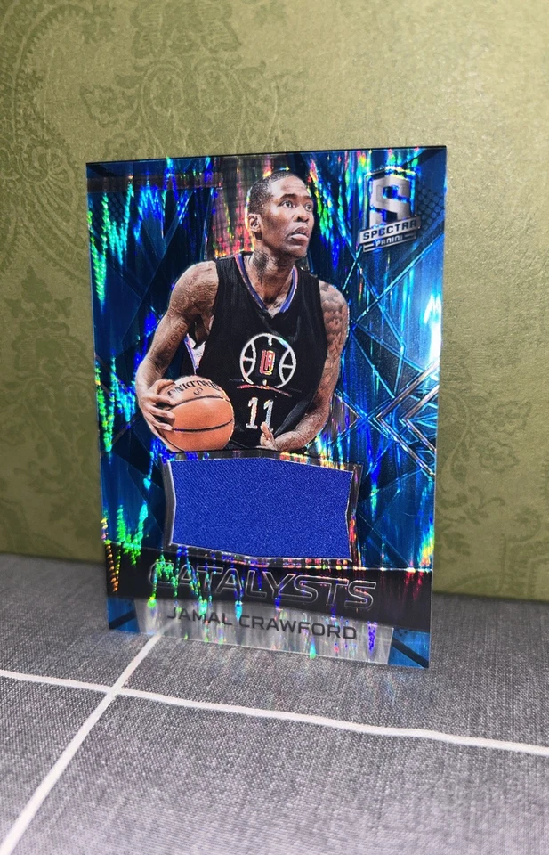 2016-17 Spectra Catalyst Jamal Crawford Blue Patch /72 & Chris Paul Pink /49 - Image 1 of 4