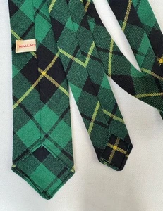 Vintage Lochcarron of Scotland Tie Wallace Tartan Pattern 100% Wool 1950s VGC ⭐️ - Picture 1 of 6