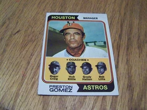PRESTON GOMEZ 1974 TOPPS BASEBALL CARD # 31 - Picture 1 of 1