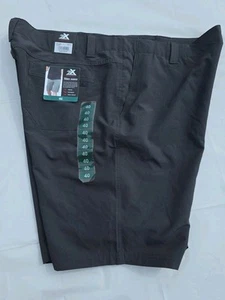 Zeroxposur Travel Series Shorts Mens 40 Charcoal Gray Stretch Zippered Cargo NWT - Picture 1 of 7