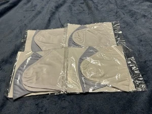 Set Of 8-Cotton Polyester Protective Face Covering Mask Washable Blue White 1A - Picture 1 of 7