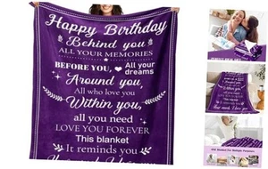 Birthday Gifts for Women - Gifts for Woman Birthday Happy Birthday-purple - Picture 1 of 7