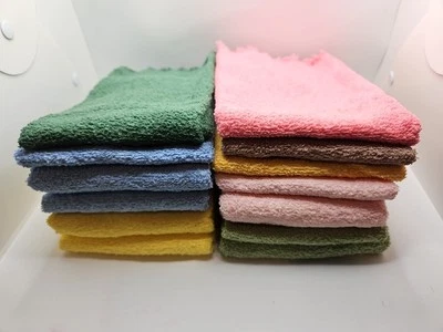 Toalla vintage Cannon 10 x 16" punta de dedo 100% algodón EE. UU. nuevo stock antiguo ELIGE COLOR Foto 1 de 4