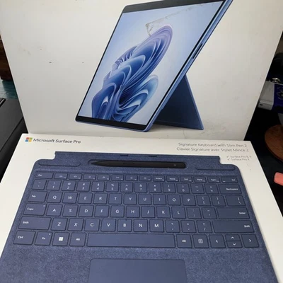 Microsoft Surface Pro 9 1T SSD, Intel Core i7 4.70 GHz, 16GB, Sapphire - Image 1 of 3