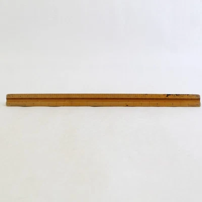 Posts Architect Drafting Triangular Scale Ruler Vintage - Image 1 of 4