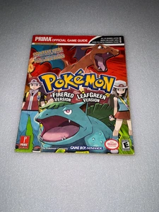 Pokemon Leaf Green/Fire Red Game Boy Advance prima official Strategy Guide vgc - Picture 1 of 24