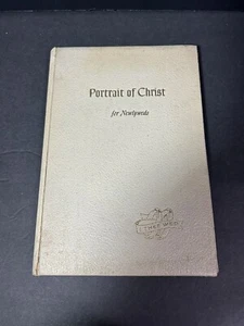 Vintage PORTRAIT OF CHRIST FOR NEWLYWEDS Book. 1962. Leather Bound. UNUSED. - Bild 1 von 9