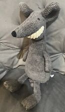 Jellycat Toothy Rat, Dark Grey, Soft Plush Toy, Retired and Rare