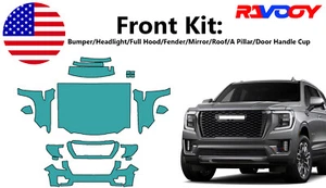 For GMC Yukon Denali SLE SLT 2021-2024 Front Paint Protection Film PreCutKit PPF - Picture 1 of 7