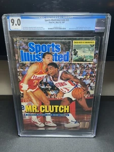 CGC 9.0 Newsstand Edition Sports Illustrated-Isiah Thomas-May 18 1987 - Picture 1 of 1
