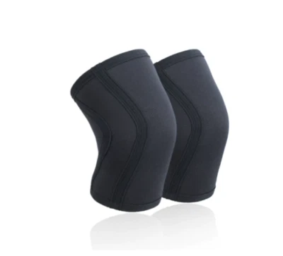 Compression Sleeve Support Elastic Knee Pad Wrap Sports Black Neoprene Protect - Image 1 of 4