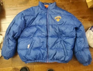 SWEET VINTAGE 90'S STARTER AUTHENTICS NEW YORK KNICKS DOWN PUFFER JACKET MENS XL - Bild 1 von 16