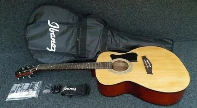 BOLSA DE CONCIERTO DE GUITARRA TAMAÑO IBANEZ IJVC50-NT ABETO SUPERIOR (000) CORREA Y AFINADOR Foto 1 de 4