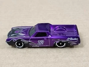 Ford Ranchero suelto Hot Wheels NFTH 72 pilotos reales púrpura - Imagen 1 de 6