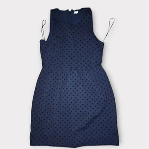 Vestido para mujer sin mangas J.Crew Minky a lunares talla mediana cremallera trasera - Imagen 1 de 7