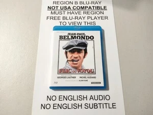 NO ENGLISH Flic Ou Voyou 1979 Blu-ray REGION B Comedy Crime Jean-Paul Belmondo - Picture 1 of 2