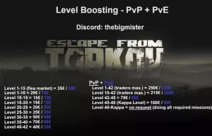 Escape from Tarkov - Level Boosting PvP + PvE Patch 0.16.6 EFT - Bild 1 von 1