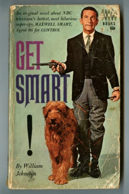 GET SMART! by William Johnston! DON ADAMS Cover! Vintage 1966 TEMPO Books PB! — 第 1/4 张图片
