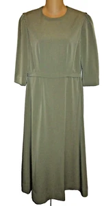 Mennonite Modest Cape Dress 38Bust/30Waist Green Christain Handmade Holiday's - Picture 1 of 4